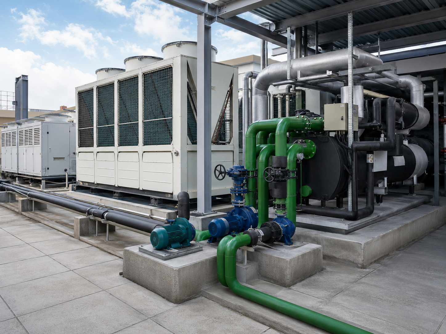 Centralized air conditioning work by Cawnpore Engineering Services